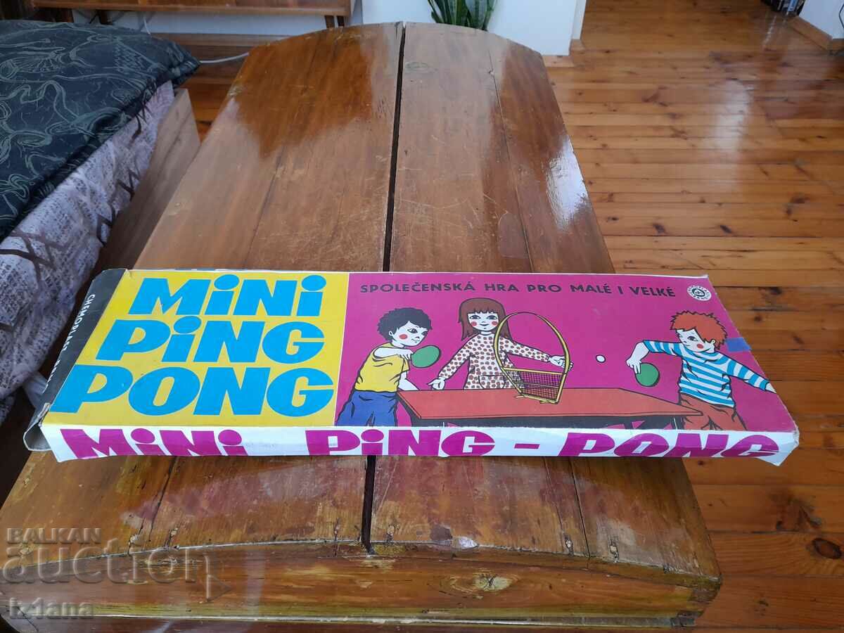 Ένα παλιό παιδικό παιχνίδι Mini Ping Pong, Mini Ping Pong
