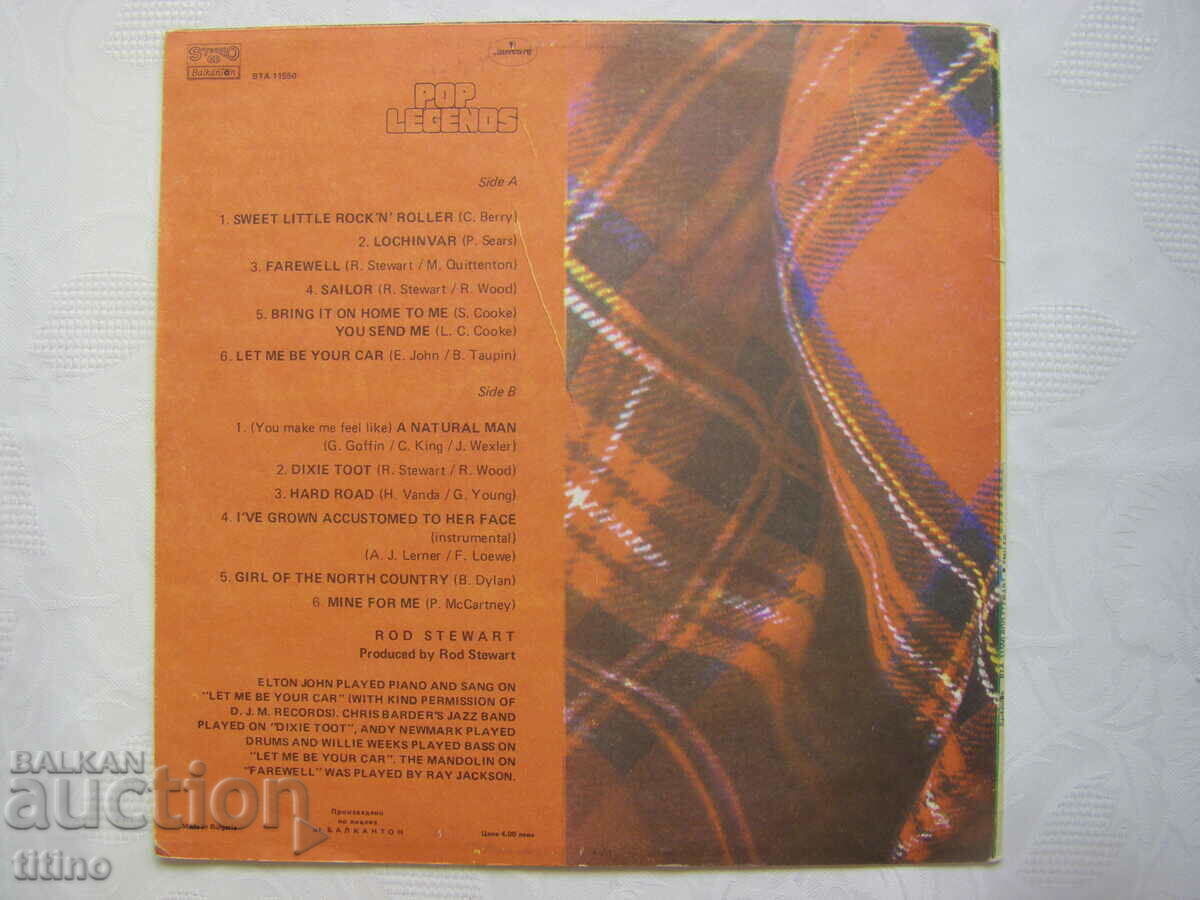 Delivery of WTA 11550 - Rod Stewart - I'm smiling