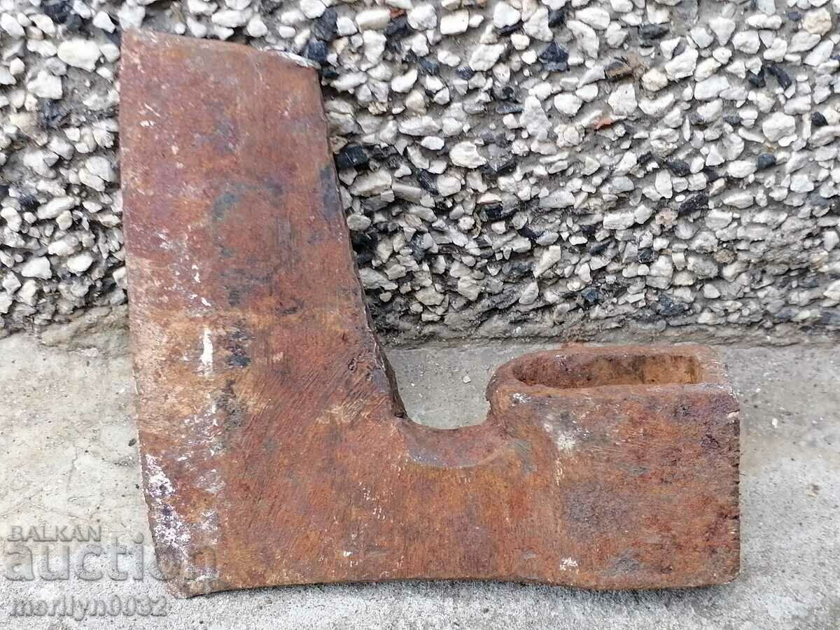 Auction An old ax shaft tool wrought iron Auction An old ax shaft tool wrought iron