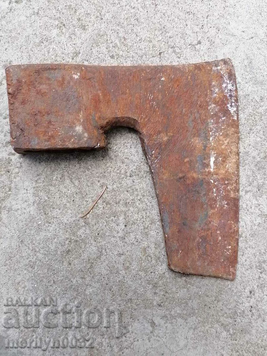An old ax shaft tool wrought iron - 7 An old ax shaft tool wrought iron - 7