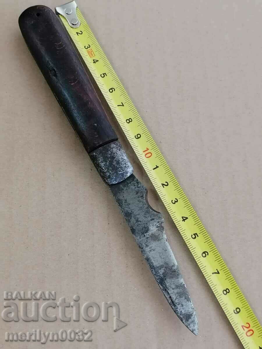 Old knife WWII WW2 knife, knife, checker with price 50.00 BGN | € 25.56