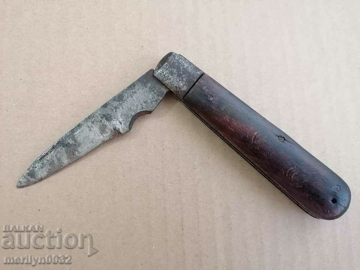 Auction  Old knife WWII WW2 knife, knife, checker
