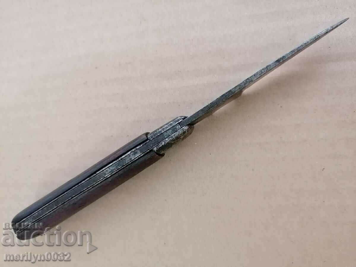 Old knife WWII WW2 knife, knife, checker - 5