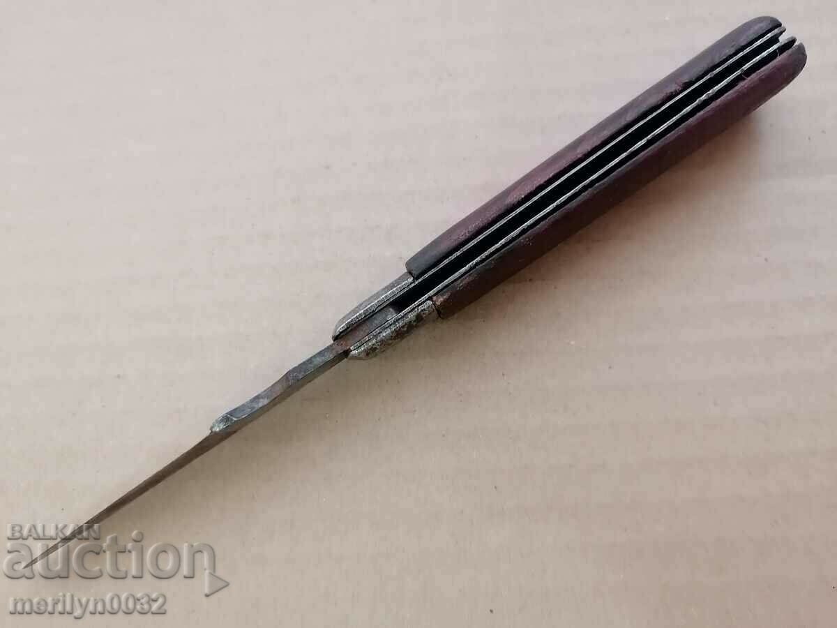 Old knife WWII WW2 knife, knife, checker - 6