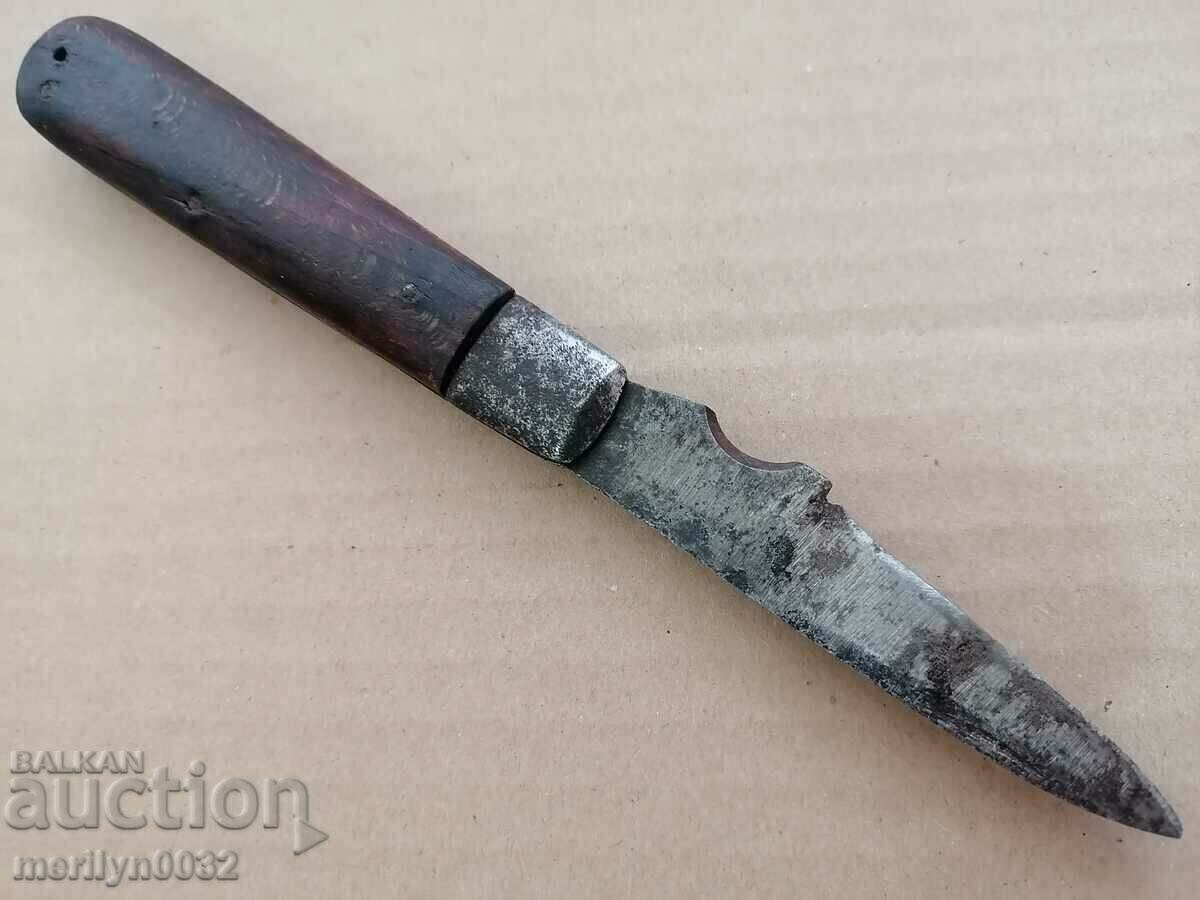 Стара  ножка Втора световна WW2 ножче, нож, чекия