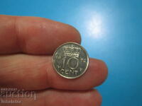 1972 год 10 цента Холандия