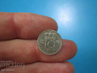 1955 год 10 цента Холандия