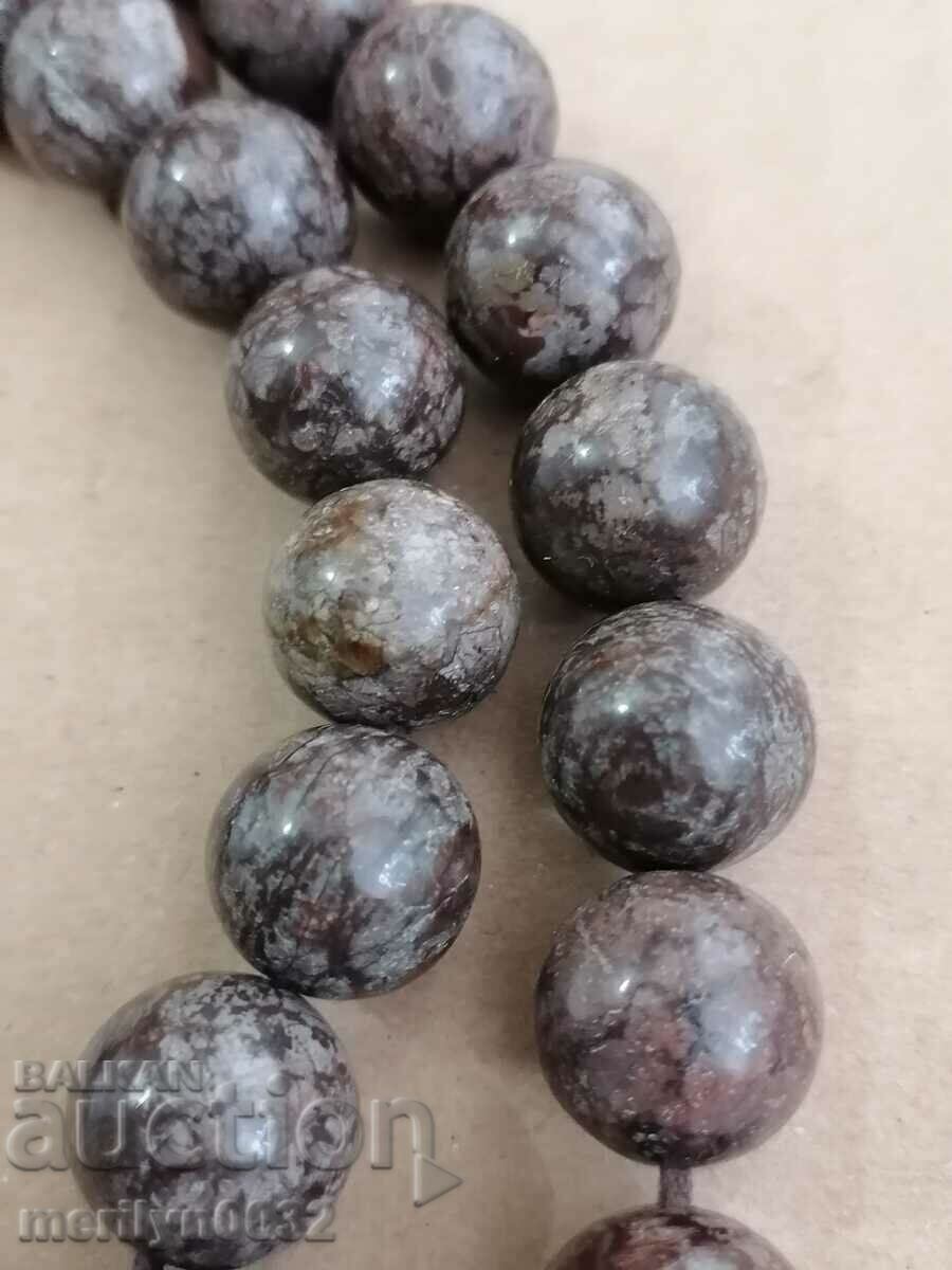 Old rosary made of colored stones - 6 Old rosary made of colored stones - 6