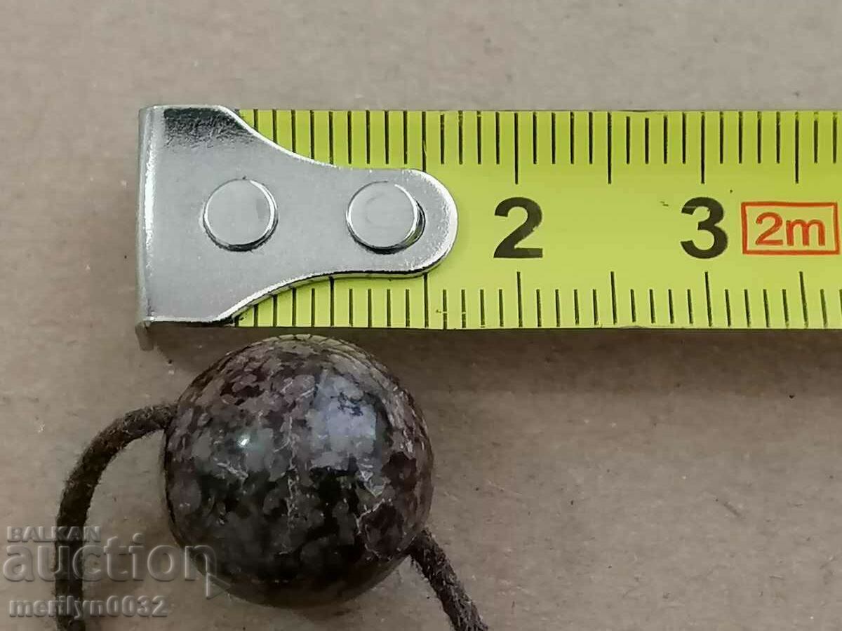 Old rosary made of colored stones - 7 Old rosary made of colored stones - 7