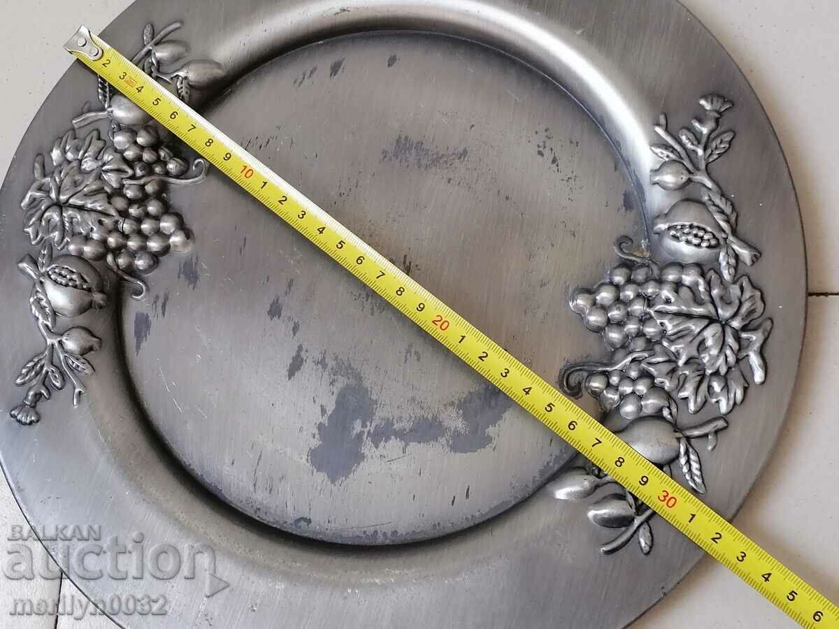 Old metal plate Art Drko tas, tray, tray - 5 Old metal plate Art Drko tas, tray, tray - 5