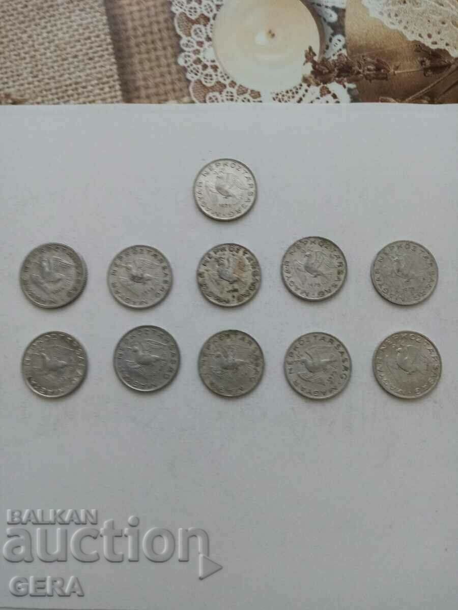 Монети 10 филера Унгария с цена 3.00 лв. | € 1.53 Монети 10 филера Унгария с цена 3.00 лв. | € 1.53