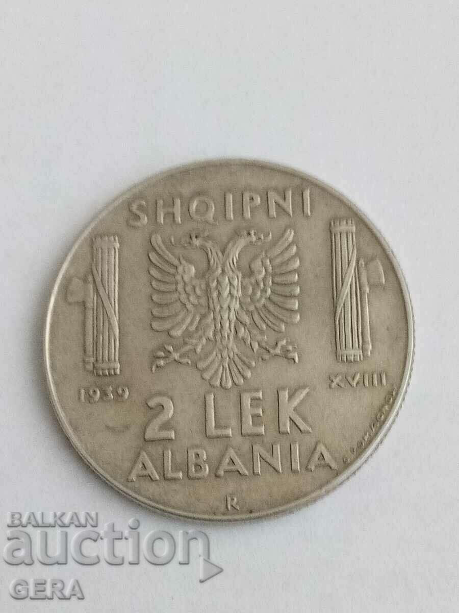 Coin 2 lei Albania with price 25.00 BGN | € 12.78 Coin 2 lei Albania with price 25.00 BGN | € 12.78
