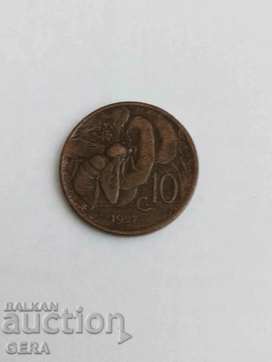 Auction Coins 10 centissimo Italy Auction Coins 10 centissimo Italy