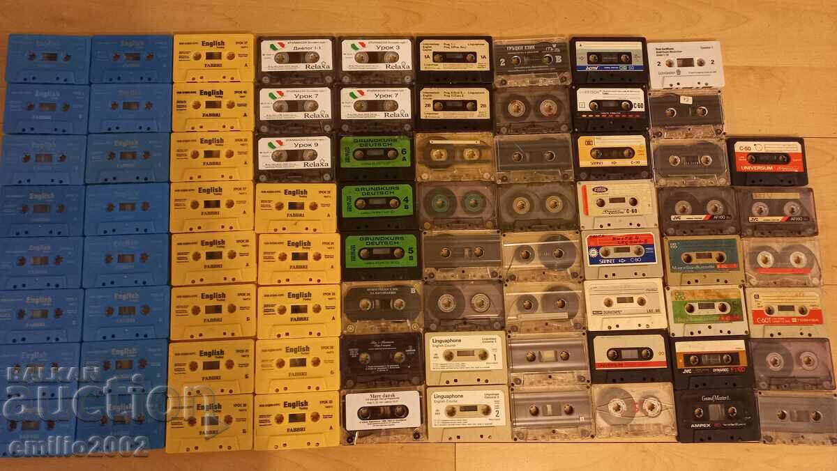 Audio cassettes 77pcs without boxes