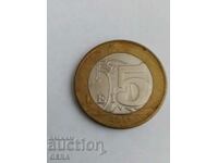 Монета 5 леи Молдова