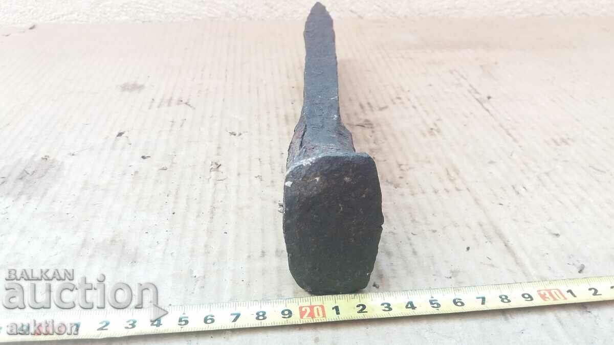 FORGED RENAISSANCE WEDGE, CUTTER - RAILWAY MASSIVE - 6 FORGED RENAISSANCE WEDGE, CUTTER - RAILWAY MASSIVE - 6