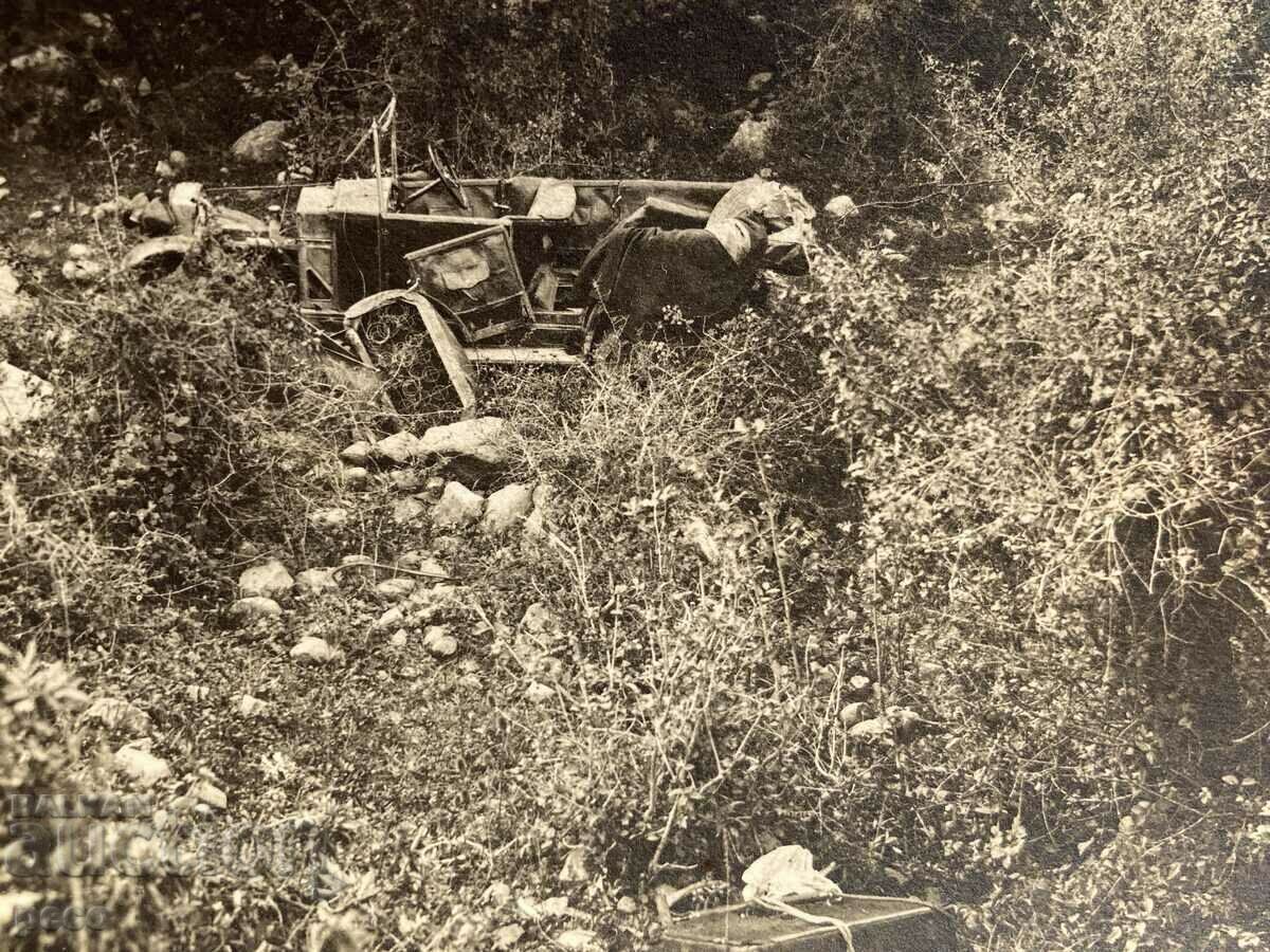 Катастрофа Шосето Княжево-Владая 1932 г.стара снимка
