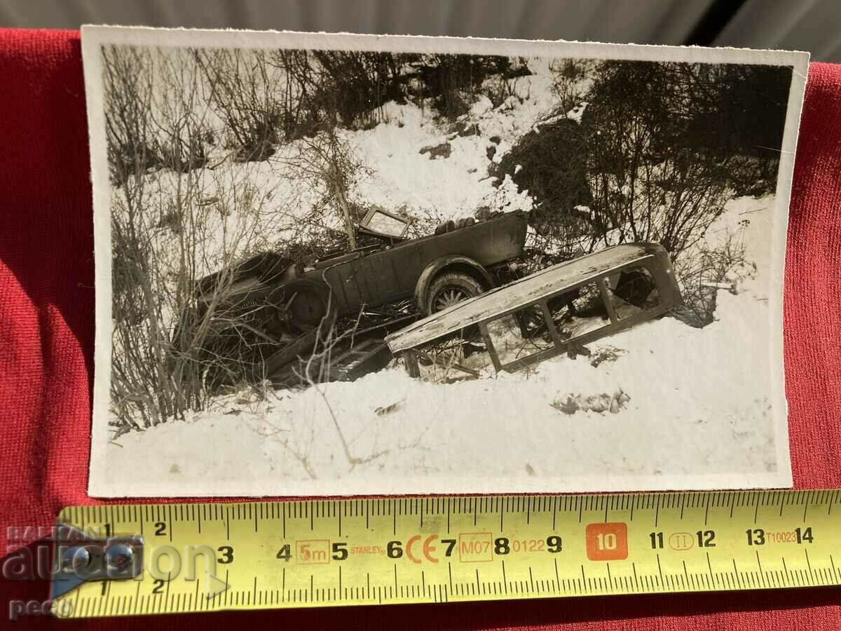 Disaster Samokovsko shose 1939 old photo - 6 Disaster Samokovsko shose 1939 old photo - 6