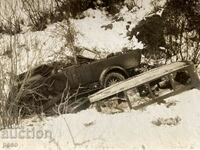 Катастрофа Самоковско шосе 1939 г. стара снимка