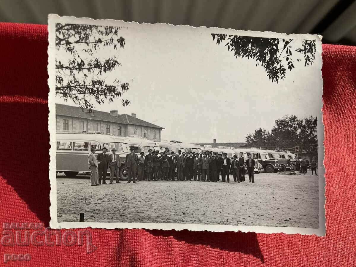 Delivery of Sofia Driving school 1939. Bus lines old photo Delivery of Sofia Driving school 1939. Bus lines old photo