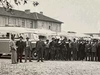 Σχολή οδηγών Σοφίας 1939. Γραμμές λεωφορείων παλιά φωτογραφία