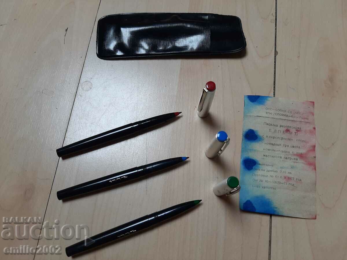 Auction  Pens ELPE set of 3 colors