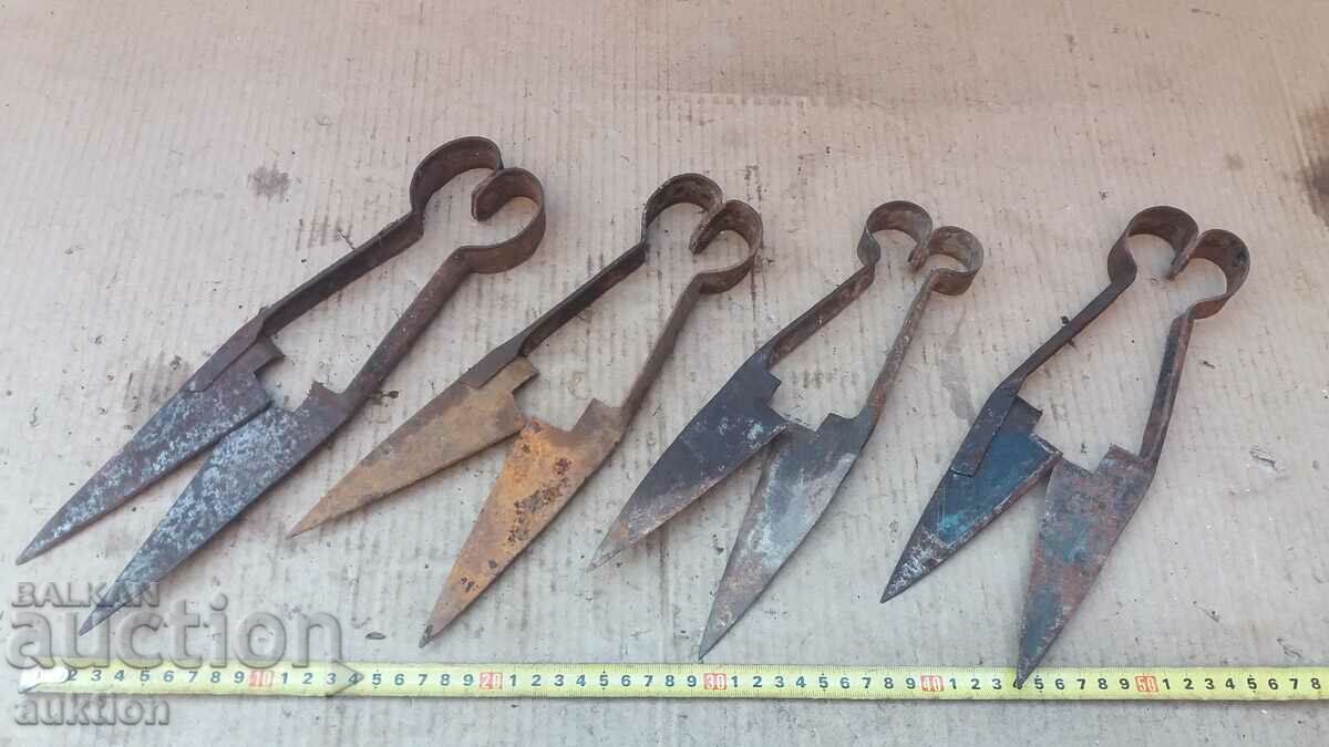 SET OF 4 FORGED SHEEP SHEARS with price 9.99 BGN | € 5.11