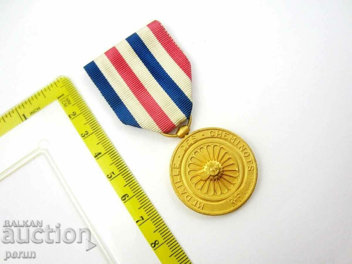 Delivery of Honorary Gold Medal of the French Railways-Railways Delivery of Honorary Gold Medal of the French Railways-Railways