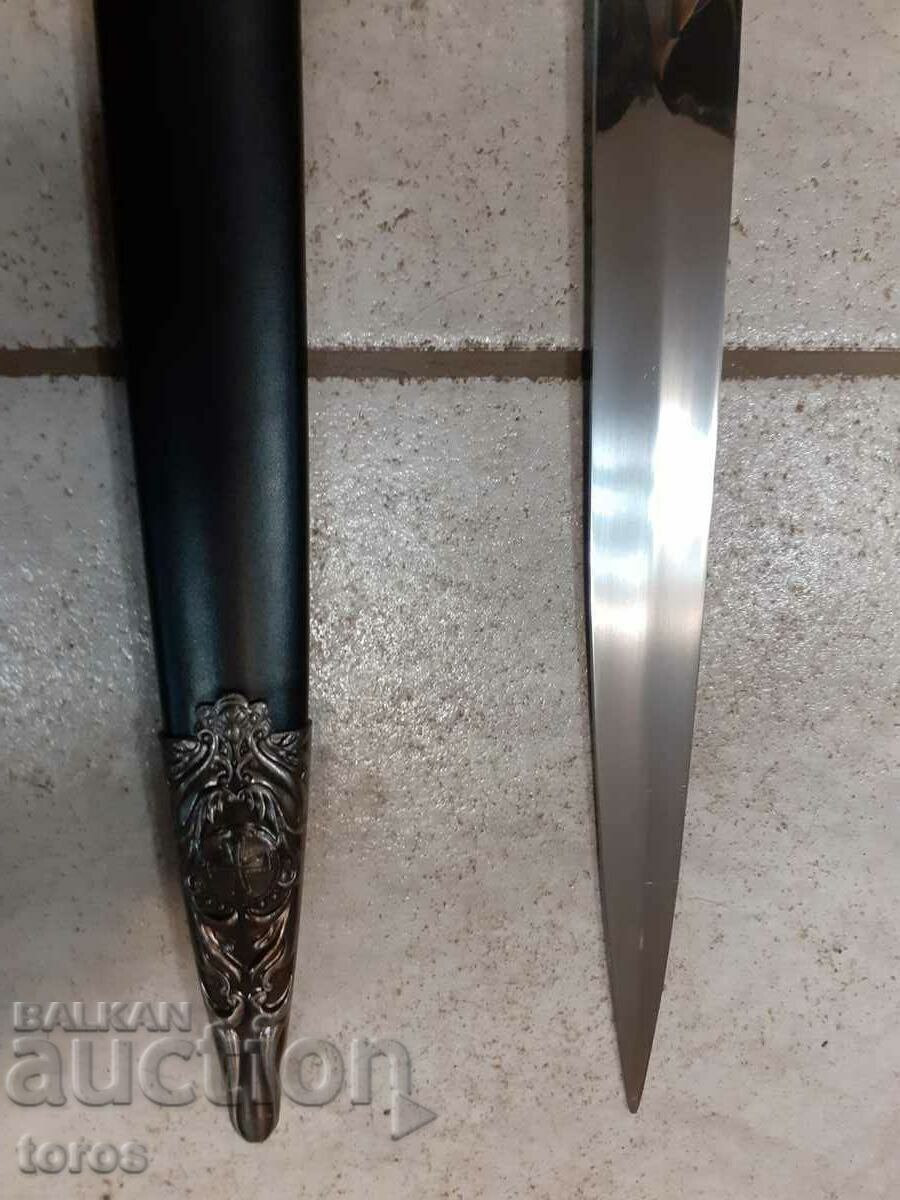 Frumoasă sabie templieră, teacă, pumnal, sabie - 5
