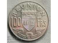 Reunion 100 francs 1972