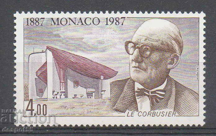 1987. Monaco. 100 de ani de la nașterea lui Charles Edouard Jeanneret.