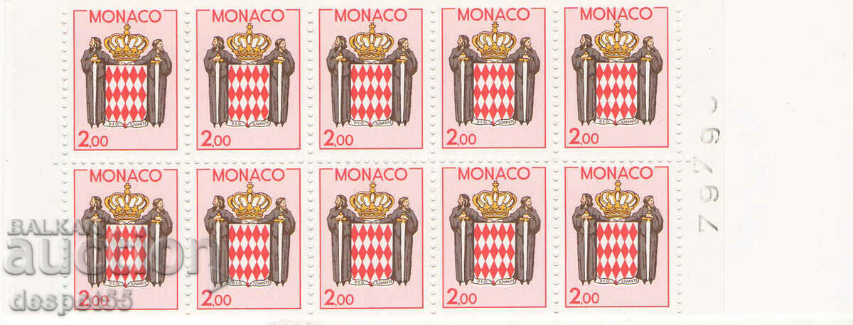 1988. Monaco. Stema. Carnet.
