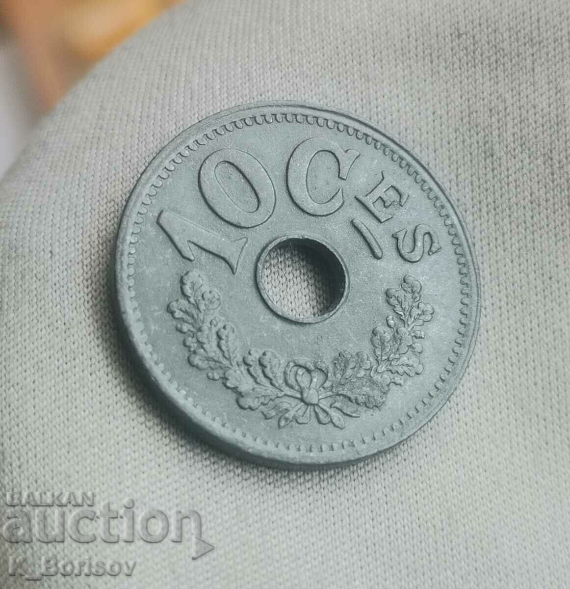 Luxembourg 10 centimes 1915