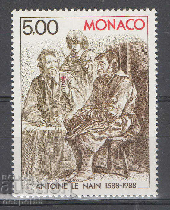 1988. Monaco. 400 years since the birth of Antoine Le Nen.
