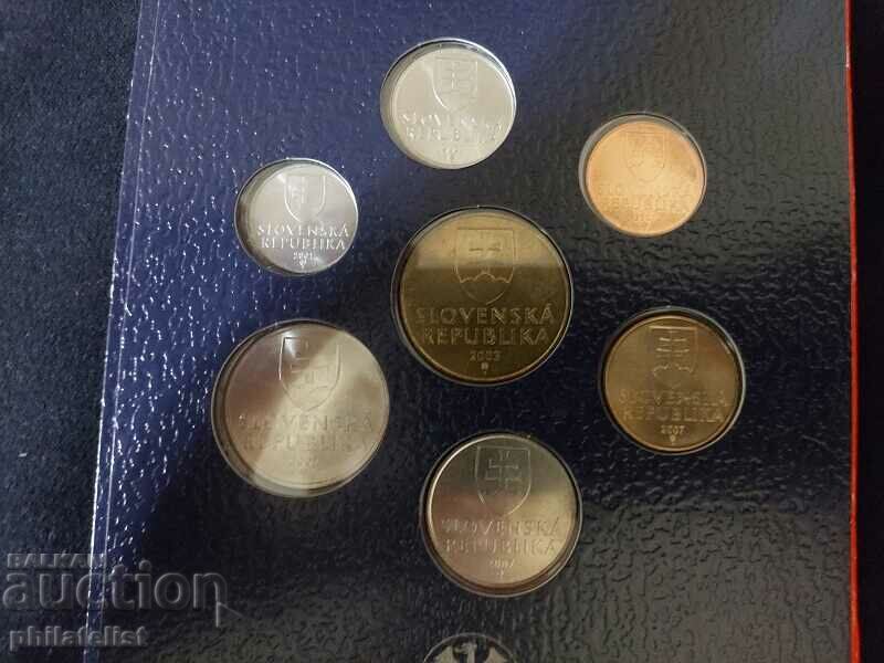 Auction Complete set - Slovakia, 7 coins Auction Complete set - Slovakia, 7 coins