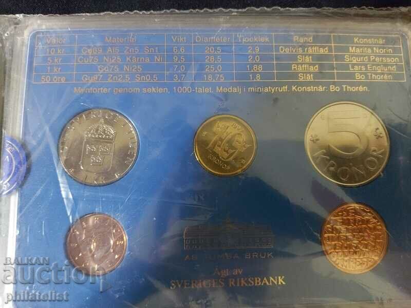 Sweden 1992 - Complete set, UNC with price 22.00 BGN | € 11.25