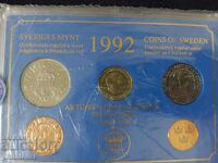 Швеция 1992 - Комплектен сет , UNC