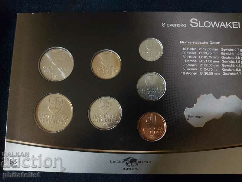 Slovakia - Complete set of 7 coins with price 22.00 BGN | € 11.25 Slovakia - Complete set of 7 coins with price 22.00 BGN | € 11.25
