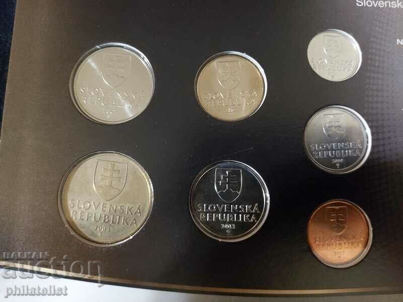 Auction Slovakia - Complete set of 7 coins Auction Slovakia - Complete set of 7 coins