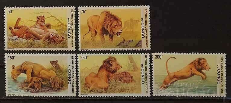 Конго 2002 Фауна/Лъвове MNH