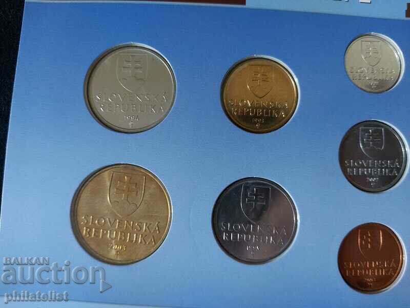 Auction Slovakia - Complete series of 7 coins Auction Slovakia - Complete series of 7 coins