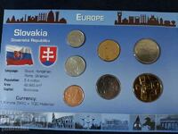 Словакия - Комплектна серия от 7 монети