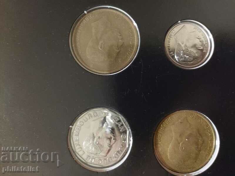 Δημοπρασία Λουξεμβούργο - Ολοκληρωμένο σετ 4 νομισμάτων Δημοπρασία Λουξεμβούργο - Ολοκληρωμένο σετ 4 νομισμάτων