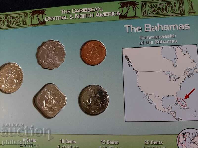 Bahamas - Complete set of 5 coins with price 22.00 BGN | € 11.25