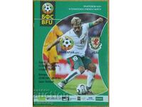 Program de fotbal Bulgaria-Țara Galilor, 2007.