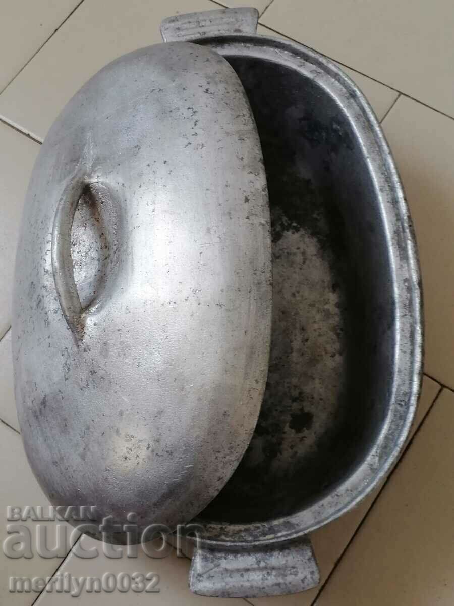 Auction Old aluminum casserole dish USSR casserole dish casserole Auction Old aluminum casserole dish USSR casserole dish casserole