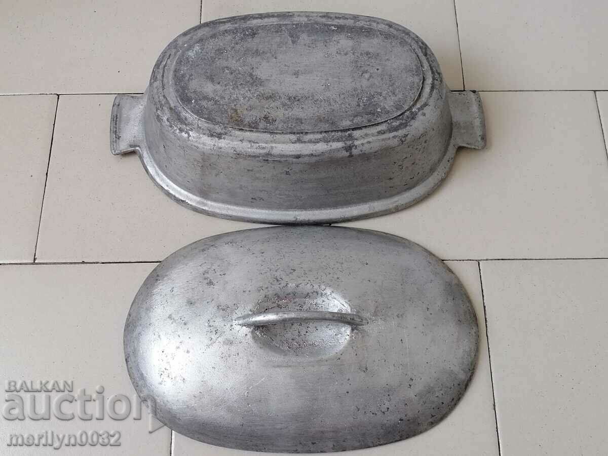 Delivery of Old aluminum casserole dish USSR casserole dish casserole Delivery of Old aluminum casserole dish USSR casserole dish casserole