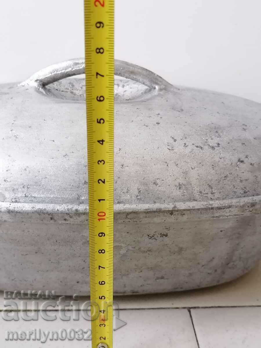 Old aluminum casserole dish USSR casserole dish casserole - 5 Old aluminum casserole dish USSR casserole dish casserole - 5