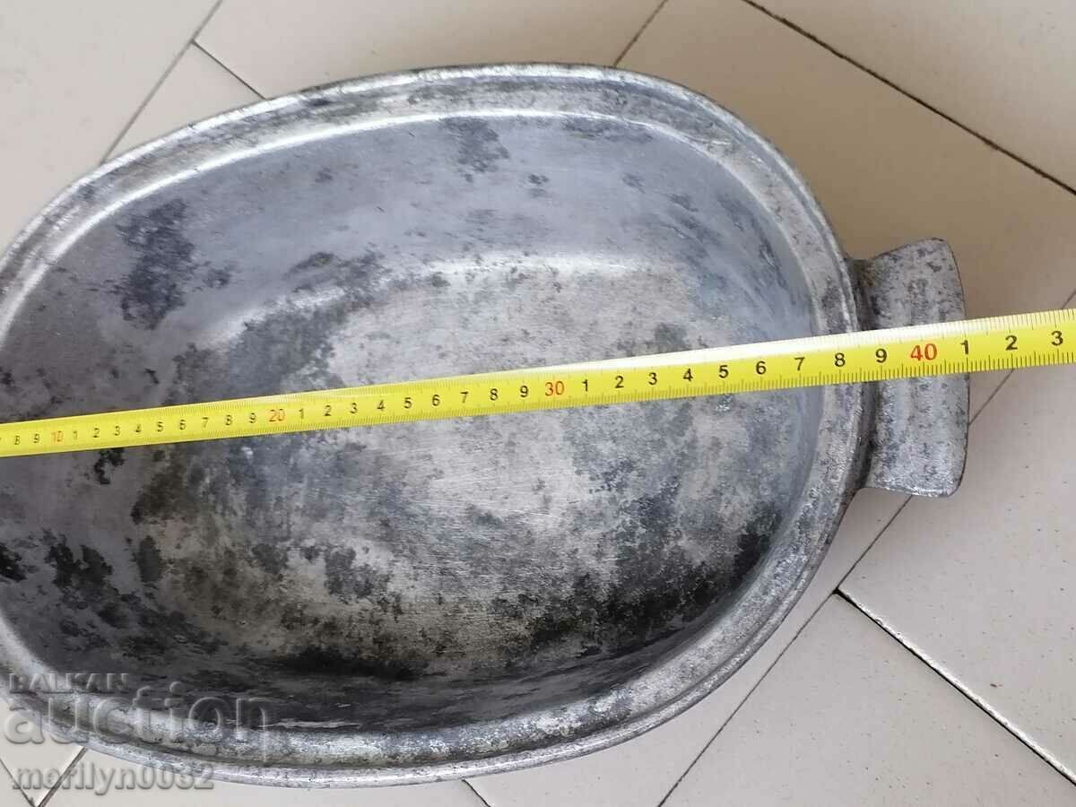 Old aluminum casserole dish USSR casserole dish casserole - 6 Old aluminum casserole dish USSR casserole dish casserole - 6