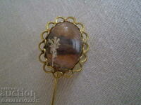 pin brooch with miniature